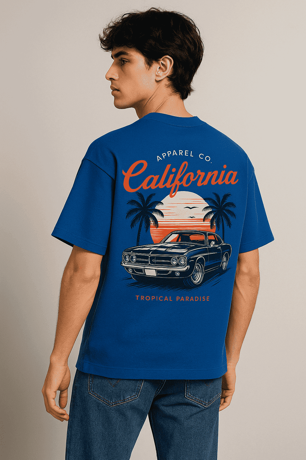 Blue Drop Shoulder thumbnail 2
